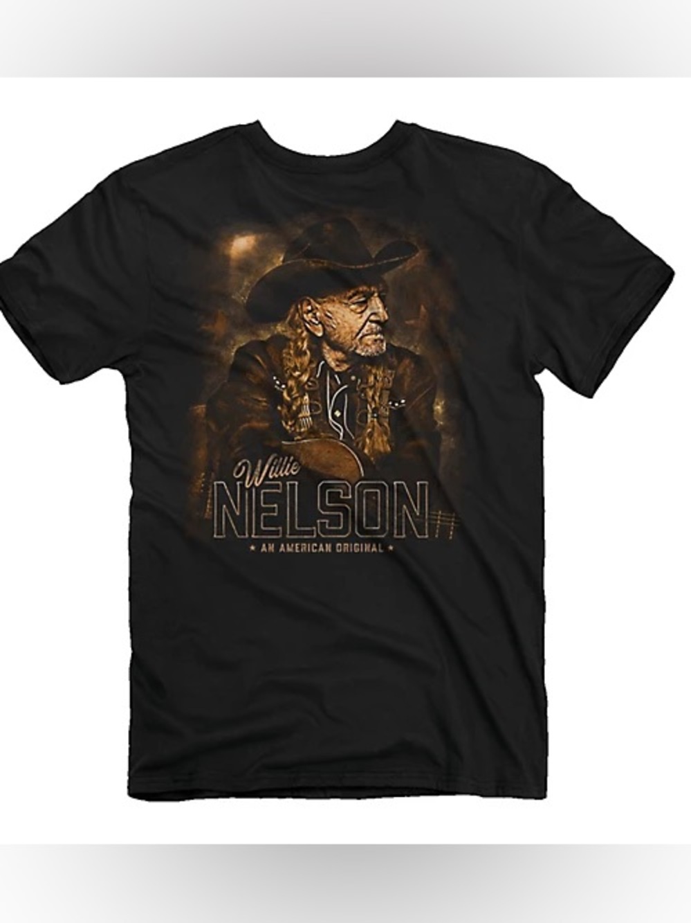 Buck Wear Men's Willie Nelson Sepia T-Shirt L